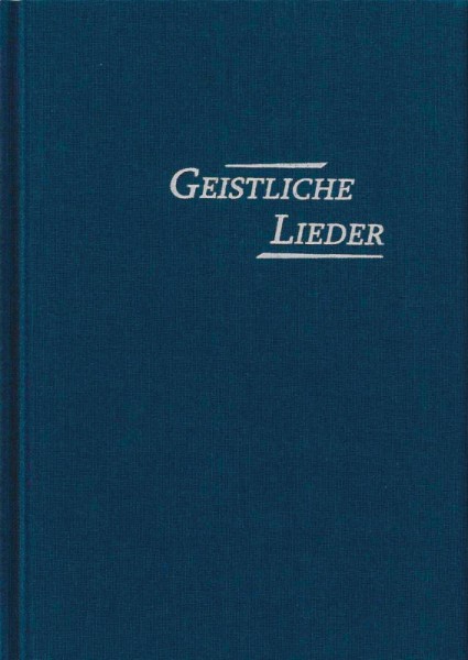 Geistliche Lieder - Leinen dunkelblau